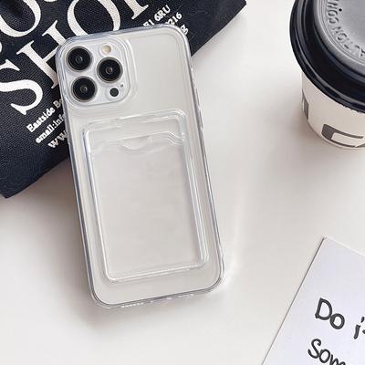 Can Put Photo Luxury Soft Card Bag Phone Case For Samsung Galaxy S24 Ultra S24 Plus S24 Shockproof Transparent Bumper Cover