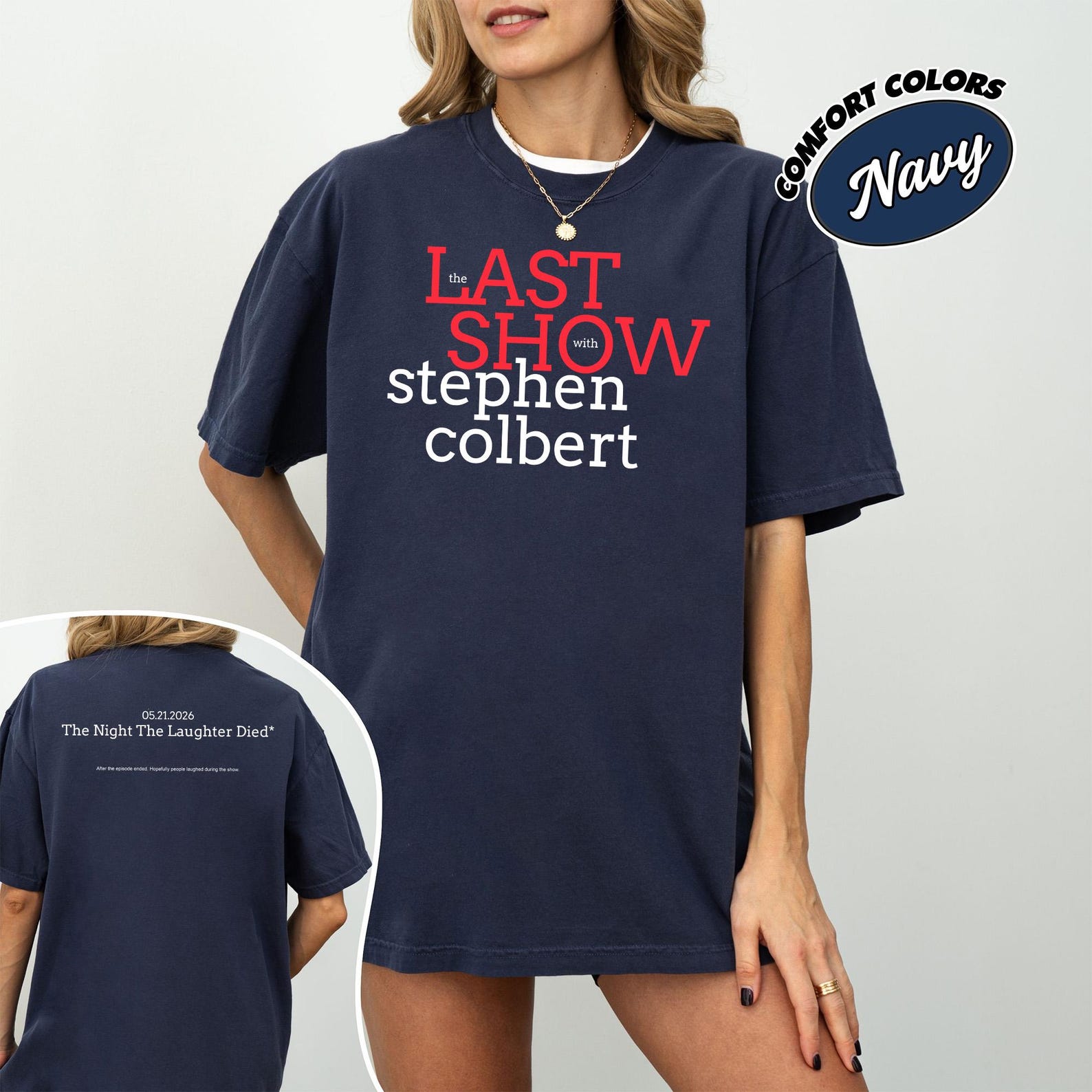 The Last Show With Stephen Colbert 2026 T-Shirt L