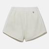 DESCENTE Women'S Padded Hybrid Half-Length Shorts Ivory (Sp422Shpo7)