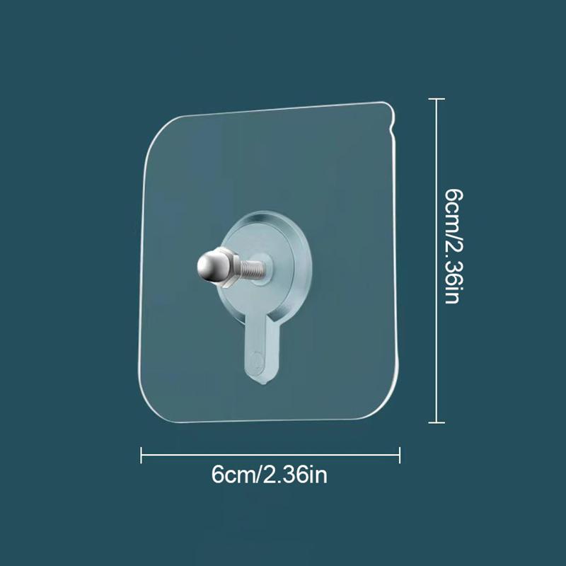 1Pcs Self-Adhesive Non-Punching Wall Crochet Po And Frame Home Decoration Organization Hardware Accessories