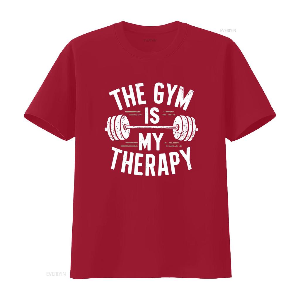 Das Fitnessstudio ist meine Therapie T-Shirt Workout Motivation Starker Geist Gewichtheben Fitness Perfekt für Enthusiasten vintage Gewaschen