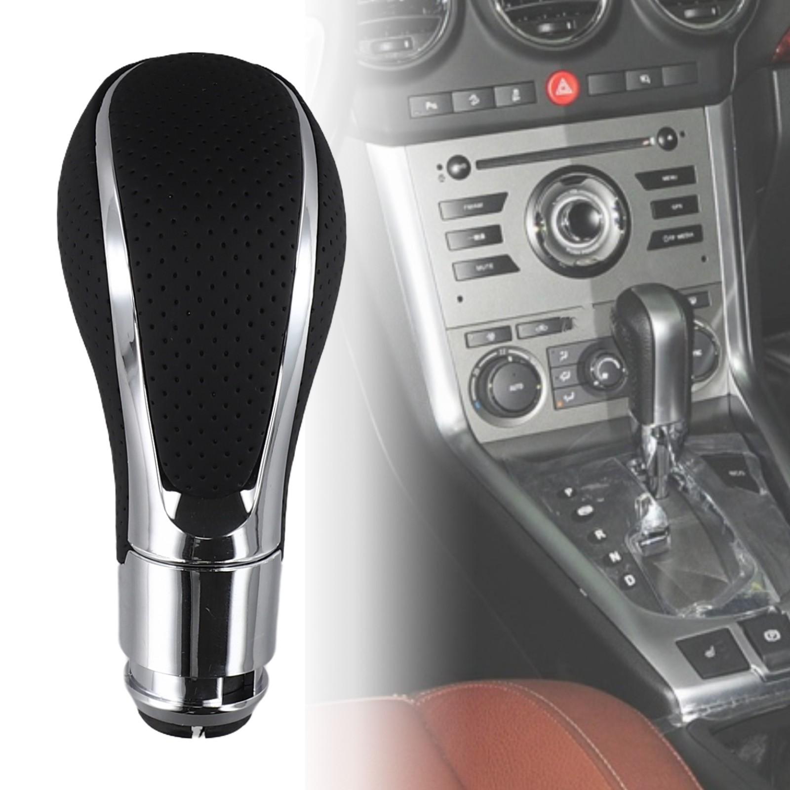 

For Astra J For Meriva B Upgrade Automatic Gear Shift Knob Black Leather Design