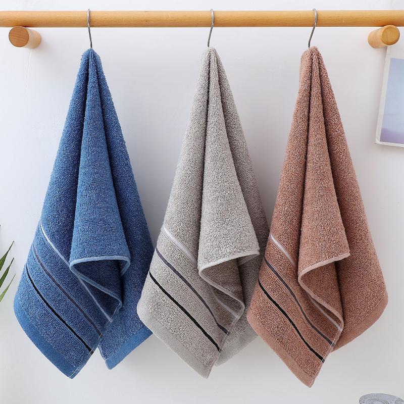 1/3Pcs Ultra Soft Absorbent Towels Thickened Fade Resistant Face Bath Towels for Home Hotel Use