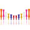 50Pcs/lot Golf-Tees Plastic Step Down Unbreakable 70/57/51/45/38/32mm Colorful