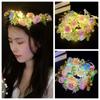 Glowing Flower Crown Hairband Hair Hoop LED Light Garland Headwear Wreath Headband  Amusement Park