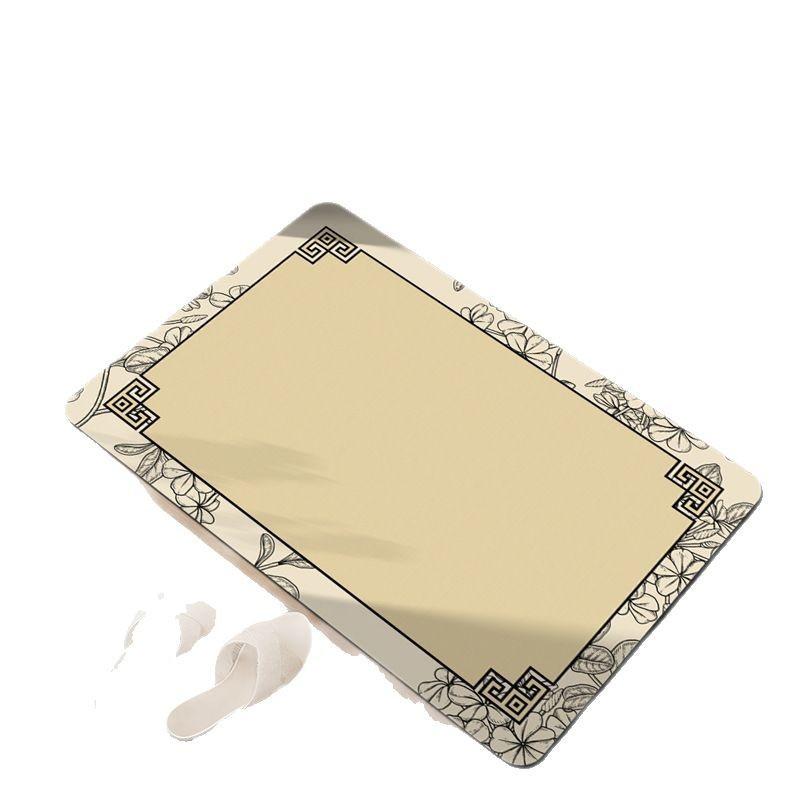 Floor Mat for Household Bathroom Quick Drying Water Absorption Anti Slip Foot Mat for Bathroom