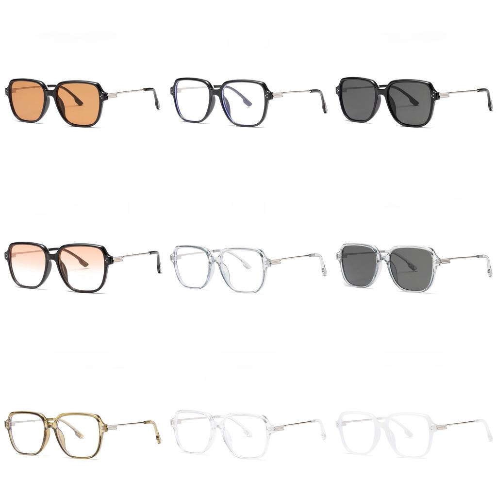 Suntech Retro Square Sunglasses For Men And Women With Blue Light Blocking Pc Lenses