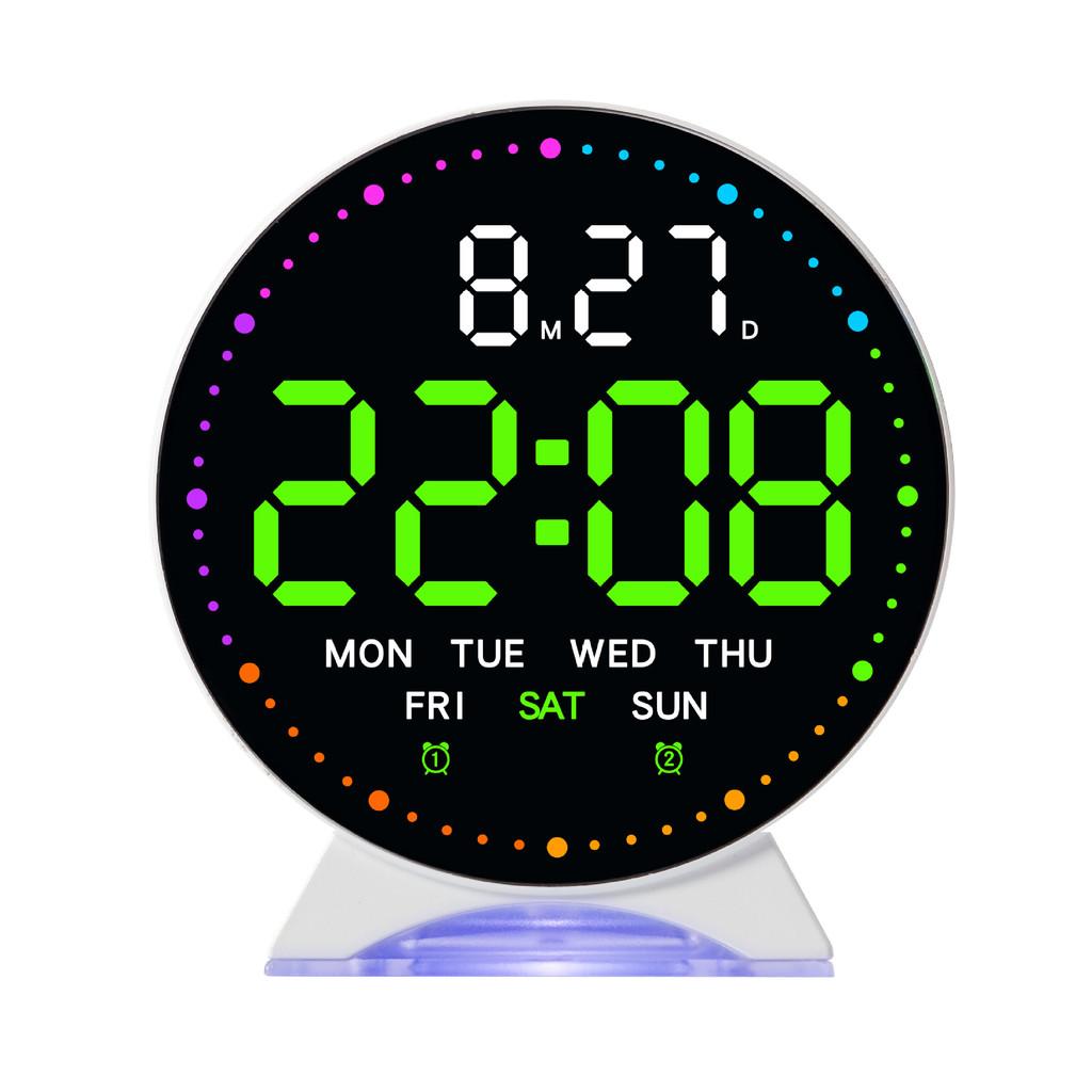 Modern Digital Led Alarm Clock With Night Light And Calendar For Bedroom Decor