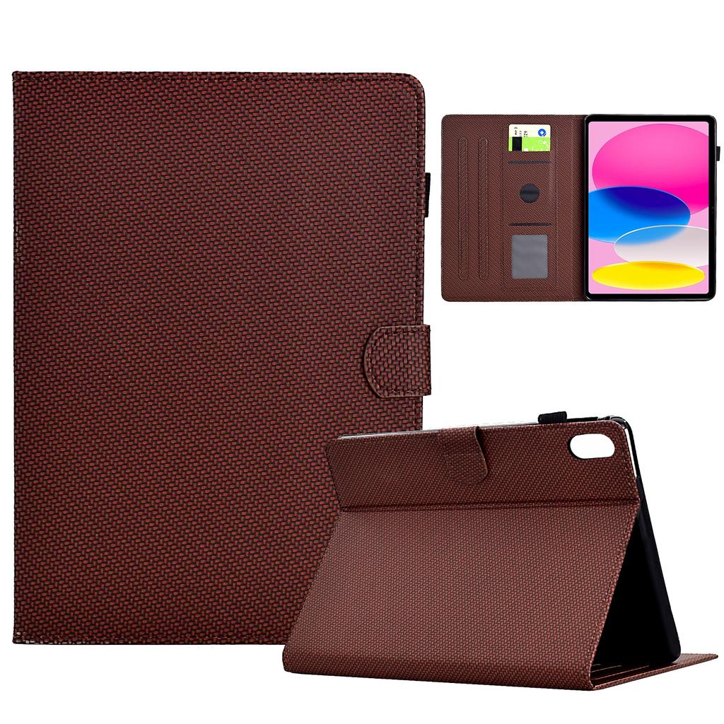 For iPad (2025)/10.9 (2022) Case Card Slots Auto Wake/Sleep PU Leather Tablet Cover