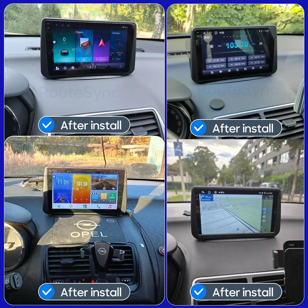 Android pour Opel Meriva B 2009 - 2014 lecteur multimédia de voiture Carplay unité principale automatique Radio vidéo stéréo Navigation GPS 2din