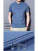 High Elastic Seamless Ice Silk Men's Polo Shirt - Quick-Dry, Summer, Short-Sleeved, No-Iron, New Style