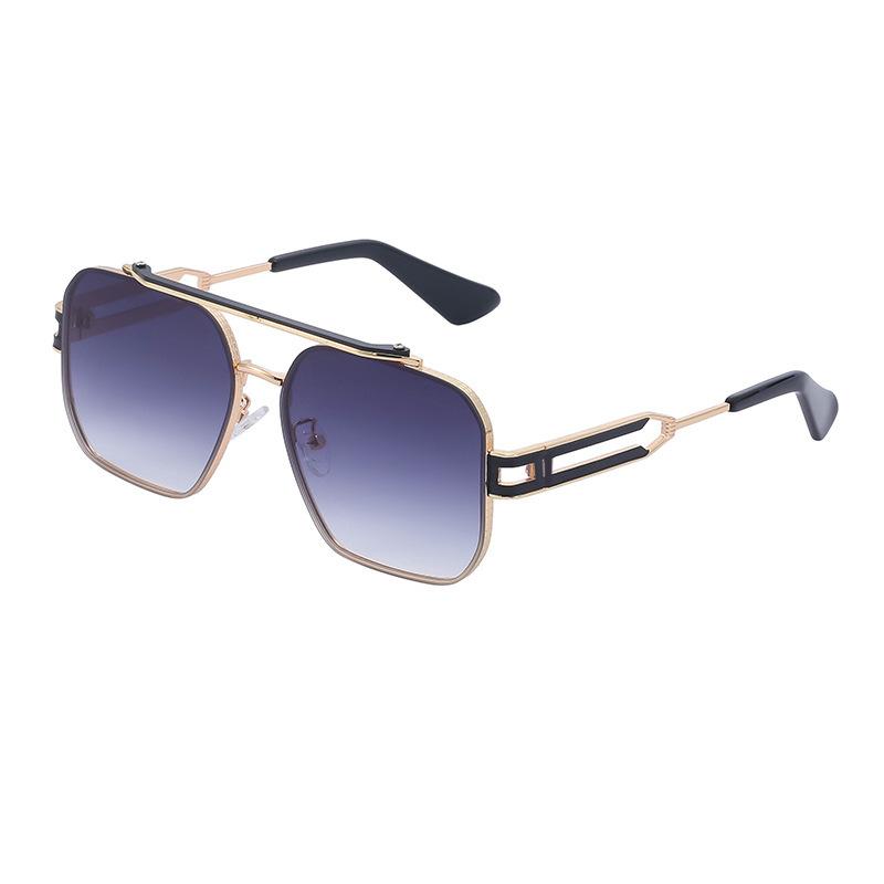 Retro Punk Style Sunglasses Men'S Frameless Trimmed Sunglasses Men'S Trendy Sunglasses