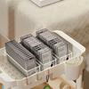 1pcs Tweezer Holder Makeup Organizer Transparent Rectangle Vertical Eyelash Extension Tool Storage Box Glue Manicure Salon Tools