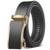 Trendy Youth & Middle-Aged Men's Genuine Leather Automatic Buckle Belt - Korean Style for Casual & Business Wear