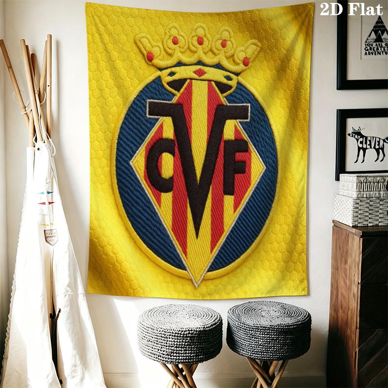 Villarreal Wall Tapestry Aesthetic Wall Hanging Printed Fabric Blanket Decorative Tapestries for Bedroom Living Room Home Decor