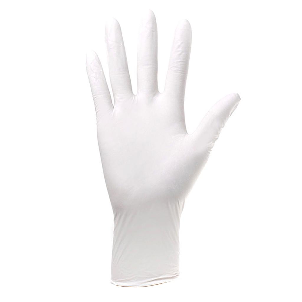 

Rubber Comfortable Disposable Mechanic Nitrile Gloves Exam Gloves M белый