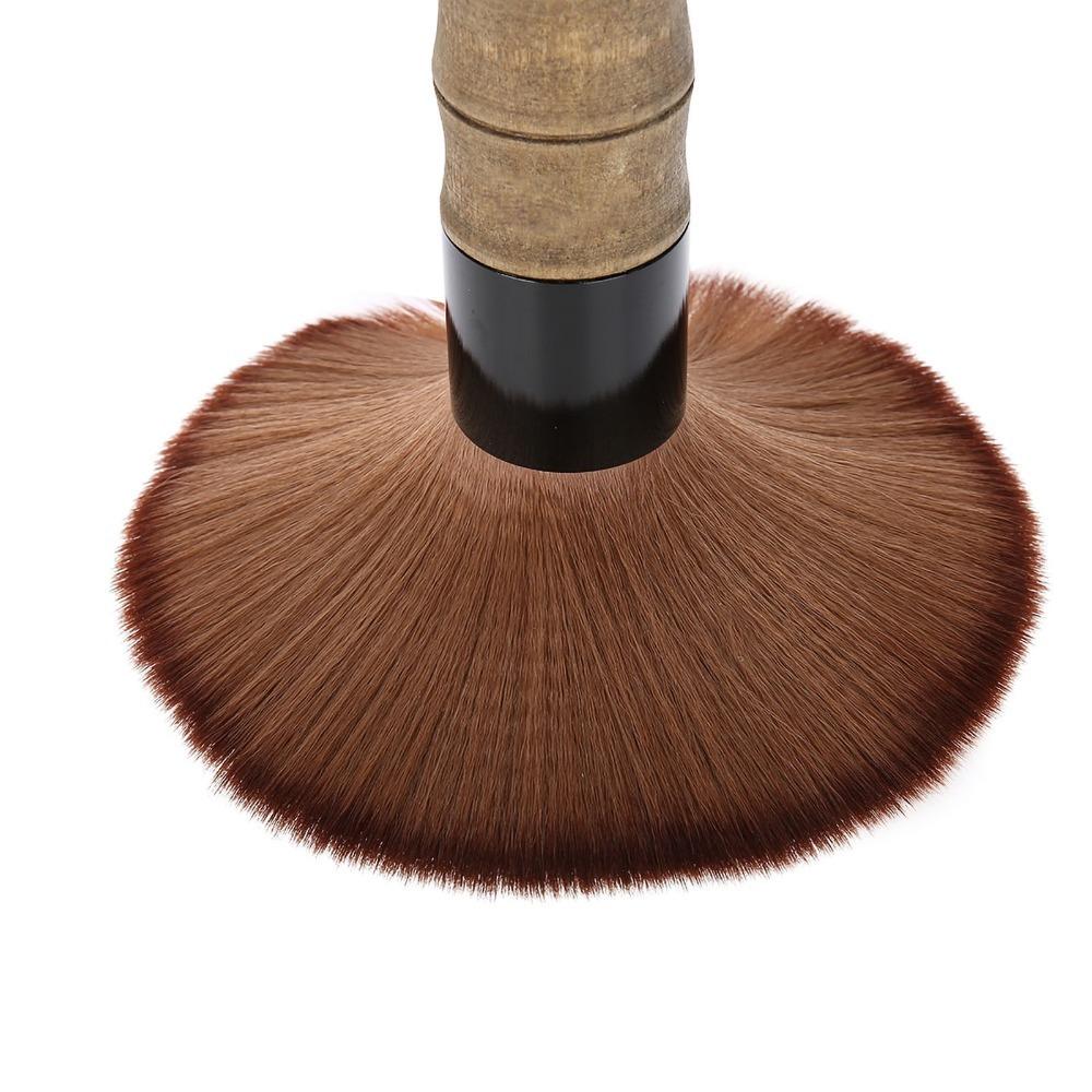 Soft Nylon Fiber Neck Duster Brush Professional Hair Salon Brush Barber Face Duster Salon Use