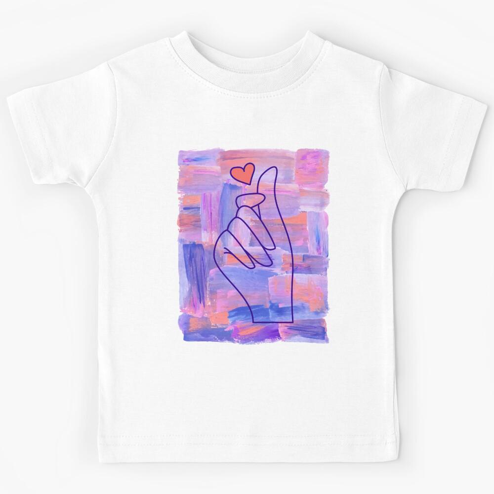 Finger Heart Korean Kpop Kids T-Shirt 100