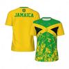 Fashion Jamaica Flag Graphic Football T Shirts For Men Summer Trend 3D National Emblem Printed T-shirts Casual  Over Sized  Tees