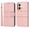For Xiaomi Redmi 15C 4G (Global) (171mm)/Poco C85 4G (171mm) Case Wallet Skin-Touch Leather Imprinted Phone Cover with Wrist Strap