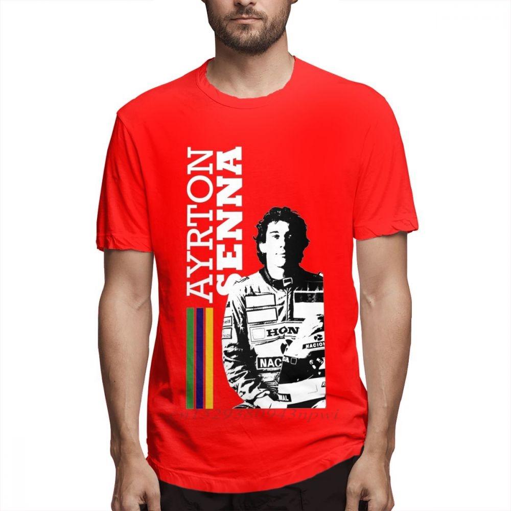 Car Fans Ayrton Senna T Shirt For Unisex 2020 New Arrival Unisex Quality Short Sleeve Cotton Xs3xl Tshirt Slim Fit Streetwear