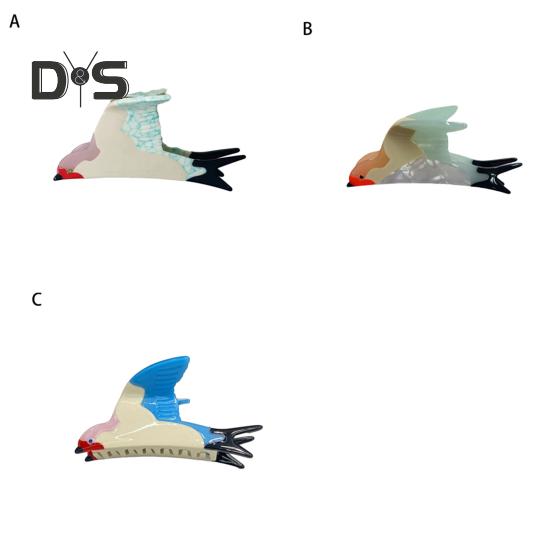 Kvinners Hårklype Duevinge Design Bakhode Hårklemme Lett Komfortabel Sklisikre Tenner Hårstylingsklemme