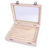 Rectangle Velvet Jewelry Packaging Storage Korean Gift Box Rings Displays Case Jewelry Show Box