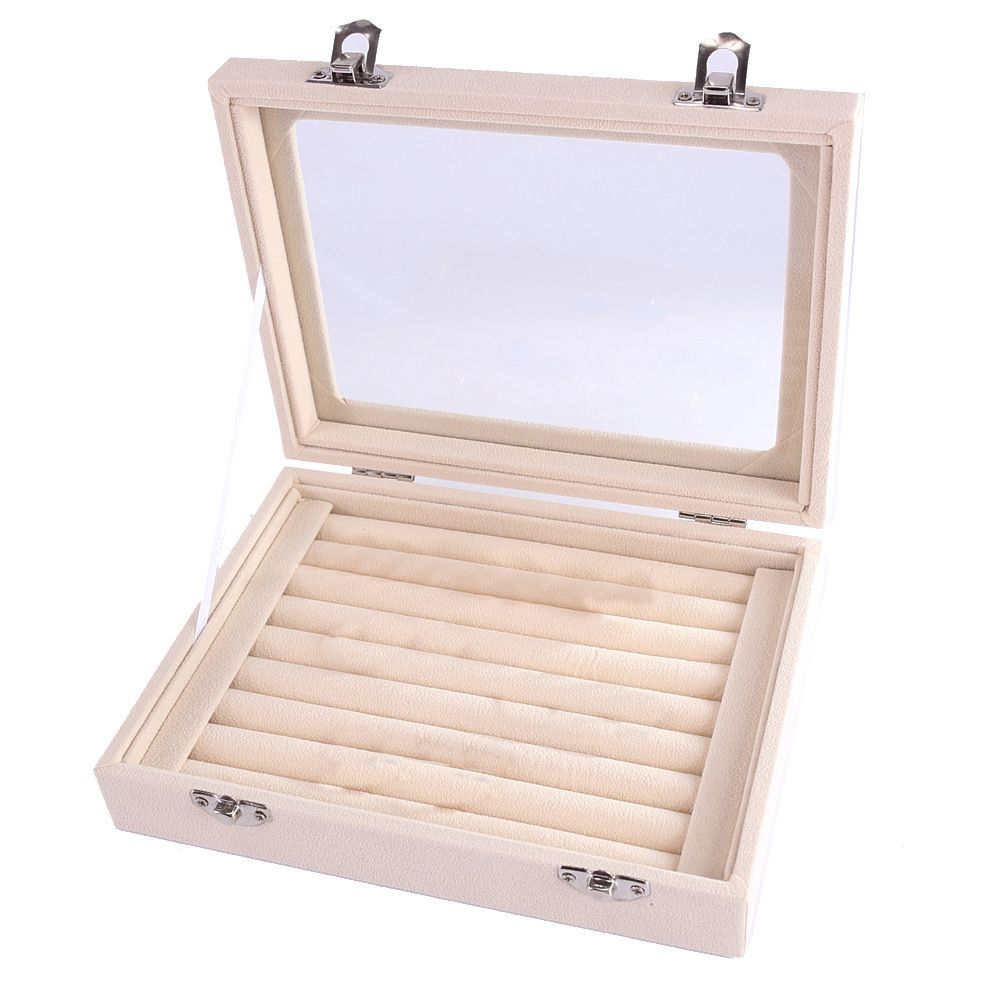 Velvet Finger Rings Rings Displays Case Korean Gift Box Jewelry Show Box Jewelry Packaging Storage