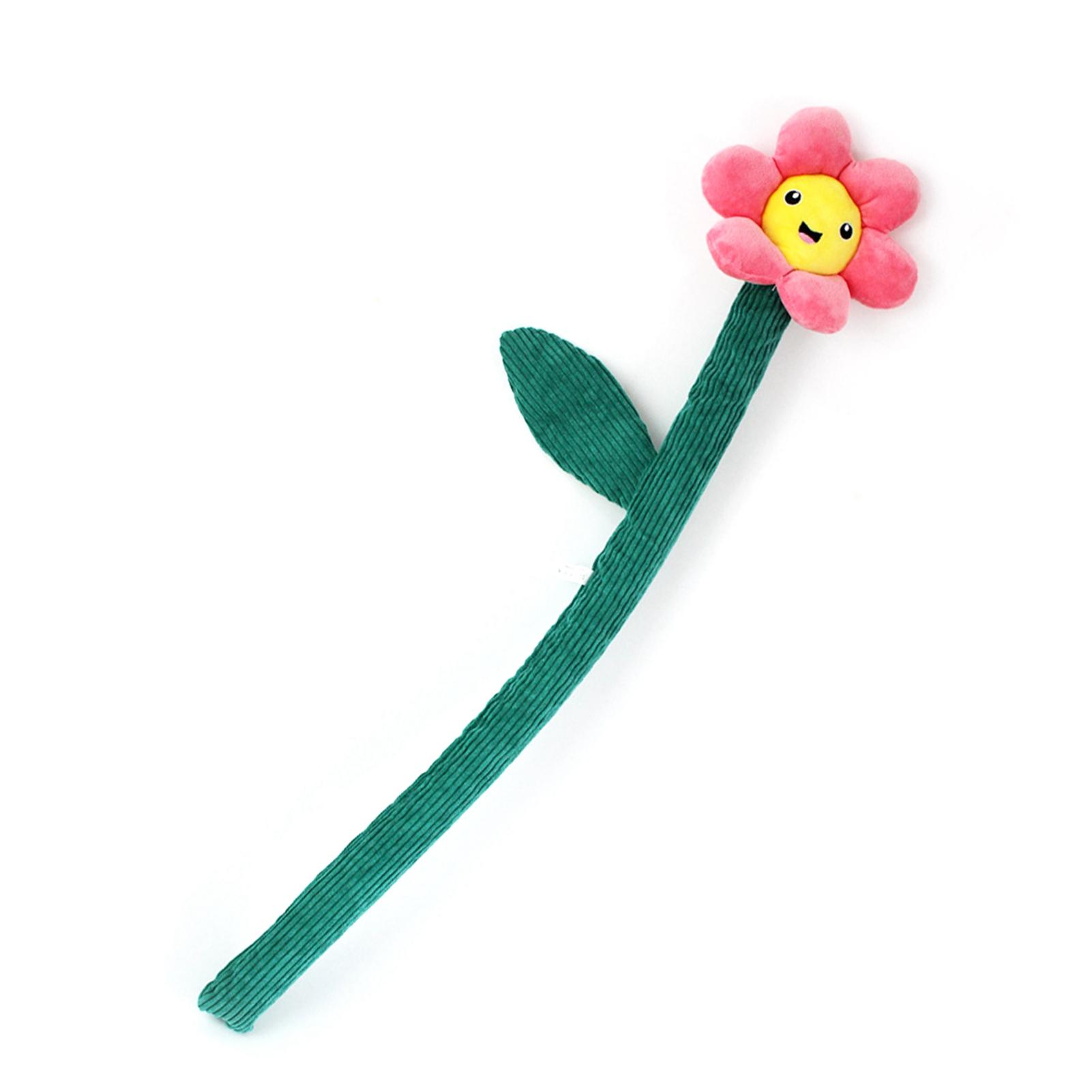 

Пищащая игрушка для собак в форме цветка, плюшевая игрушка для собак, устойчивая к укусам, интерактивная, милая, пищащая игрушка, мягкая игрушка для жевания собак