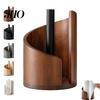 Küchenpapierhalter Spender Große Kapazität Glatter Auszug Holzständer Fleckenresistent Feuchtigkeitsbeständig Organizer Umweltfreundlich