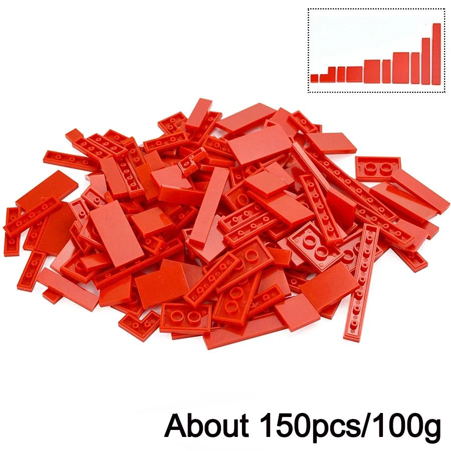 DIY Enlighten Plastic Building Block Flat Tile 2x2 Bricks For Kids 3068 Assembles Particles 2*2 Smooth Flat Tiles