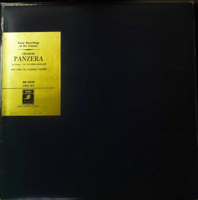 LP Record CHARLES PANZERA MAGDELEINE PANZERA  Faure Melodies Vol. 1 GR2034 ANGEL 1973 Japan Obi Classical Used
