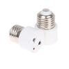 E26 E27 Screw B22 Bayonet Lamp Holder  To Us Eu Ac Power Plug Adapter Converter