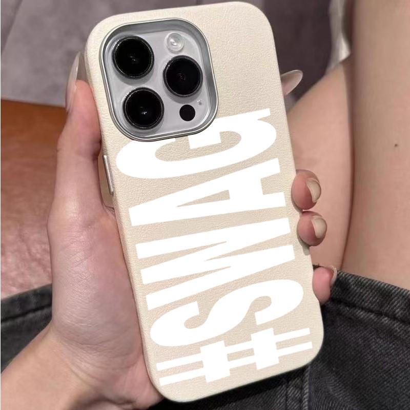 SWAG Letter Lichee Pattern Phone Case for Xiaomi Redmi 12 13 13C 14C 12C Redmi Note 14 13 12 Pro Plus 11 Shockproof Bumper Cover