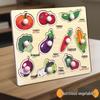 Montessori Cognitive Animal & Transport Puzzle Board for Kids