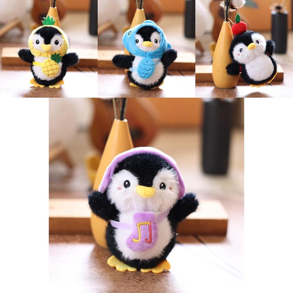 Cute Penguin Plush Keychain With Pp Cotton Filling For Bag Decor And Gift Ideas
