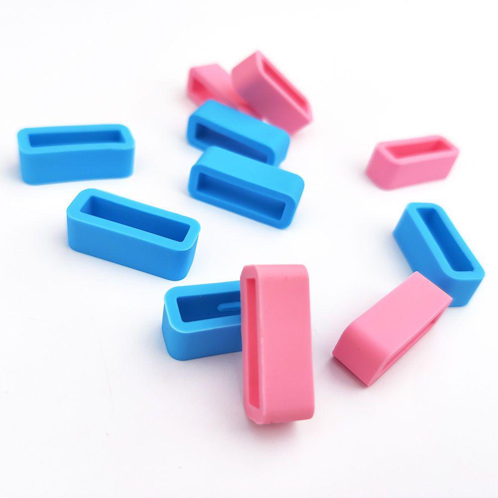 Children's Silicone Watch Strap Buckle & Leather Loop Accessories