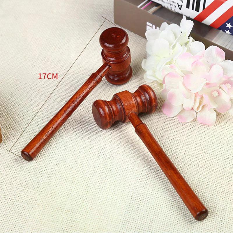 Gift Mini Hammer Lawyer Decoration Hammers Judge Wooden Wood Multitool Perfect Gift For Birthdays Holidays Christmas Family