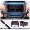 Raised Garden Bed with Reinforcement Rods Elevated Planter Boxes for Outdoor Plants with Drainage Holes for Flowers Vegetables