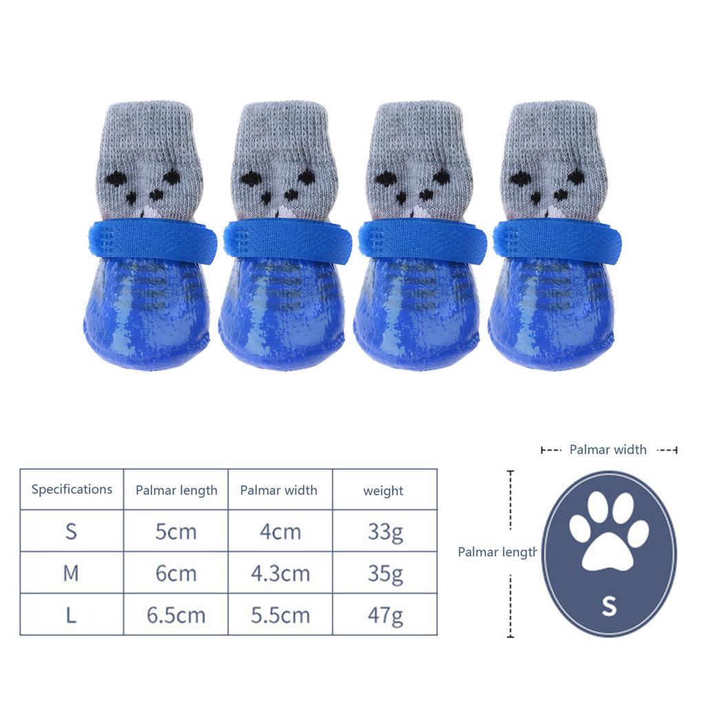 Waterproof Dog Socks Non-slip Dog Shoes Pet Outdoor Shoes Pet Dog Socks Anti-dirty Pet Shoes