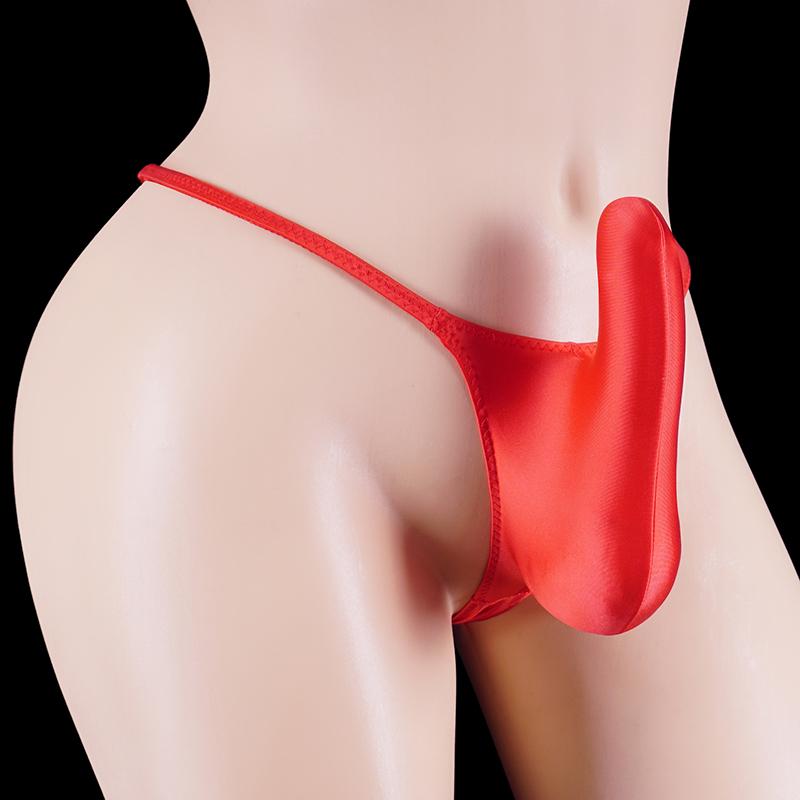 Heren Zwembroek Sexy Glanzende Slip Gay Grote Penis Uitstulping Grote Zak Ondergoed Mode Effen Olieachtig Glanzende Zwembroek Slipjes
