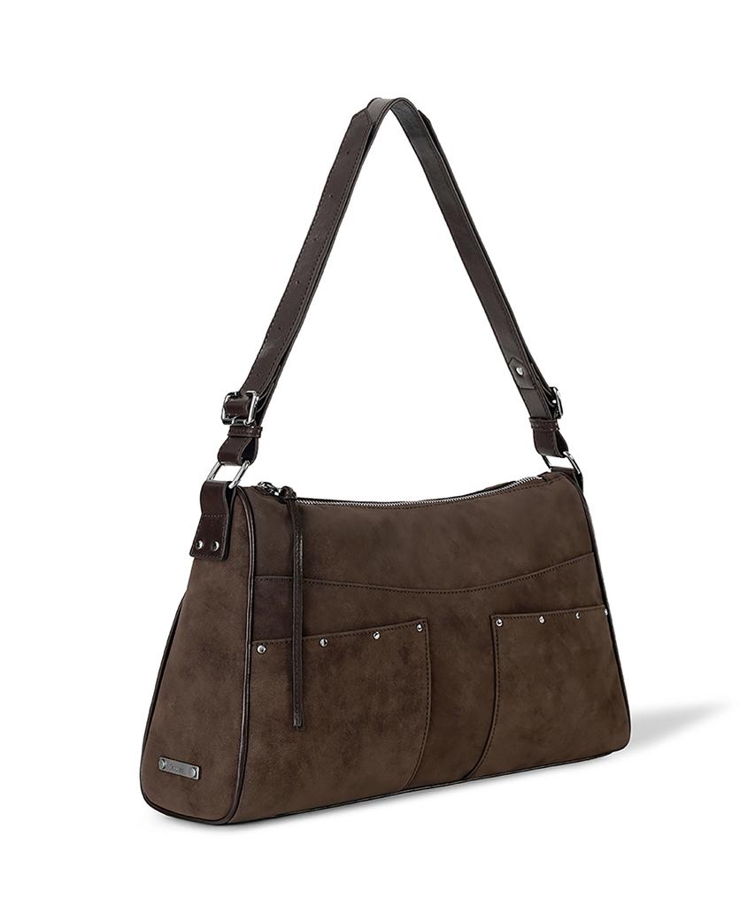 Fennec Bash Bag - Suede Brown