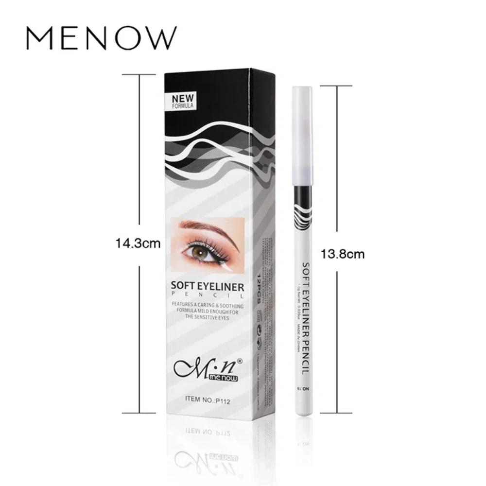 12pcs White Eyeliner Makeup Smooth Easy To Wear Waterproof Eyes Brightener Highlighter Long Lasting Eyes Liner Pencils Makeup