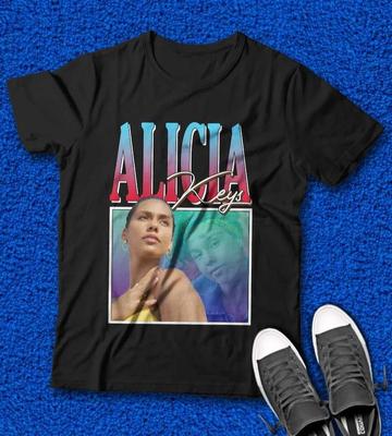 Inspired Alicia Keys Singer Vintage 2000s Black All Size Unisex Shirt