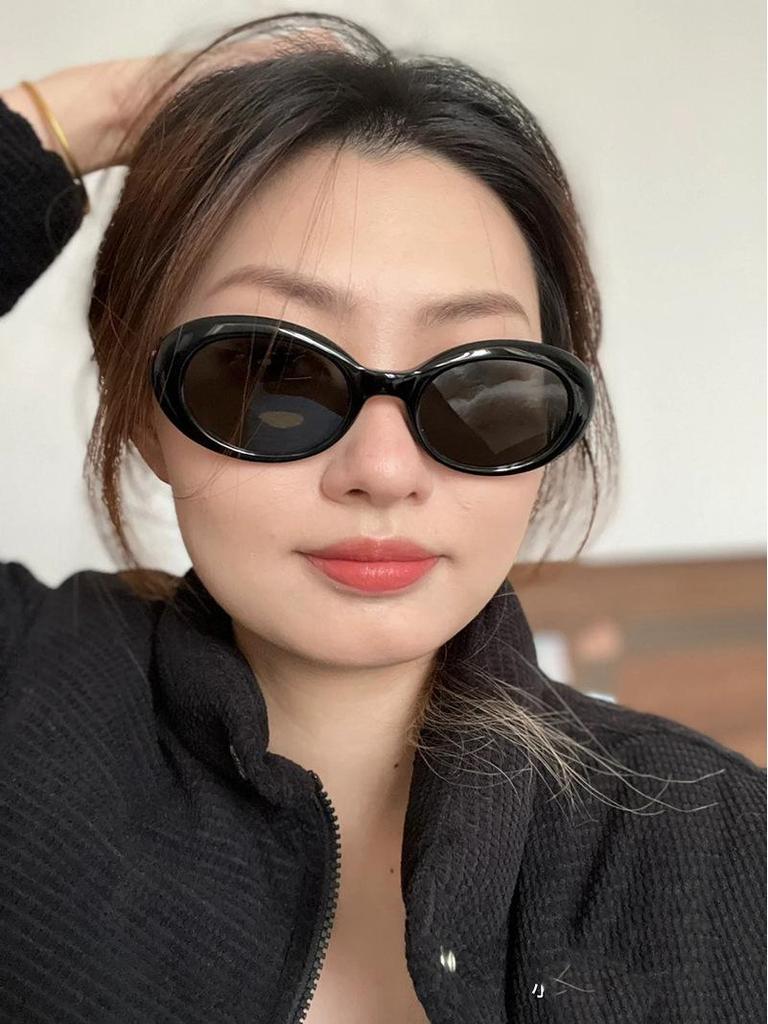 2024 Influencer Retro Oval Women's Sunglasses - UV Protection for Outdoor Driving