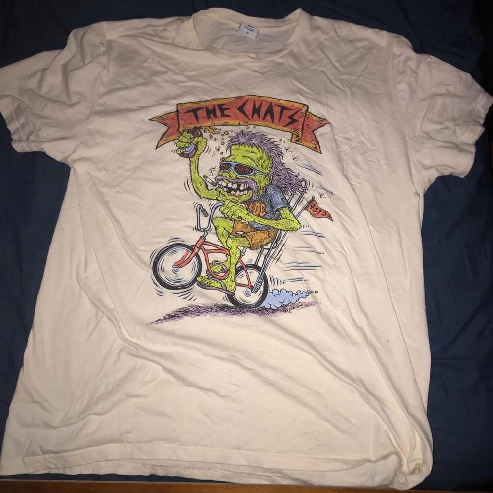 Rare! The Chats band  Short Sleeve Gift Tour Full Size Unisex T-Shirt M