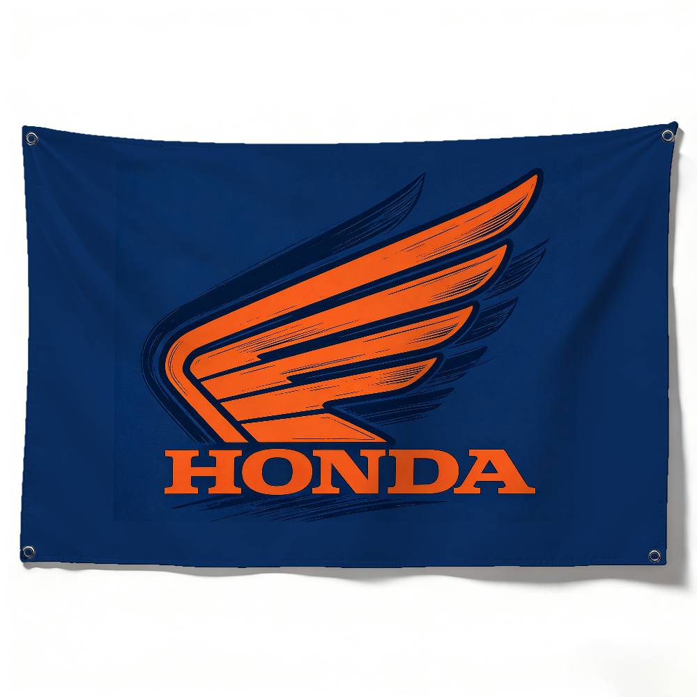 

Motorcycle For HONDA Flag 120g Brushed Polyester Sublimation Printing Durable Hanging Flag For Home Decor Event Graduation Gift (as the picture,50x70cm)