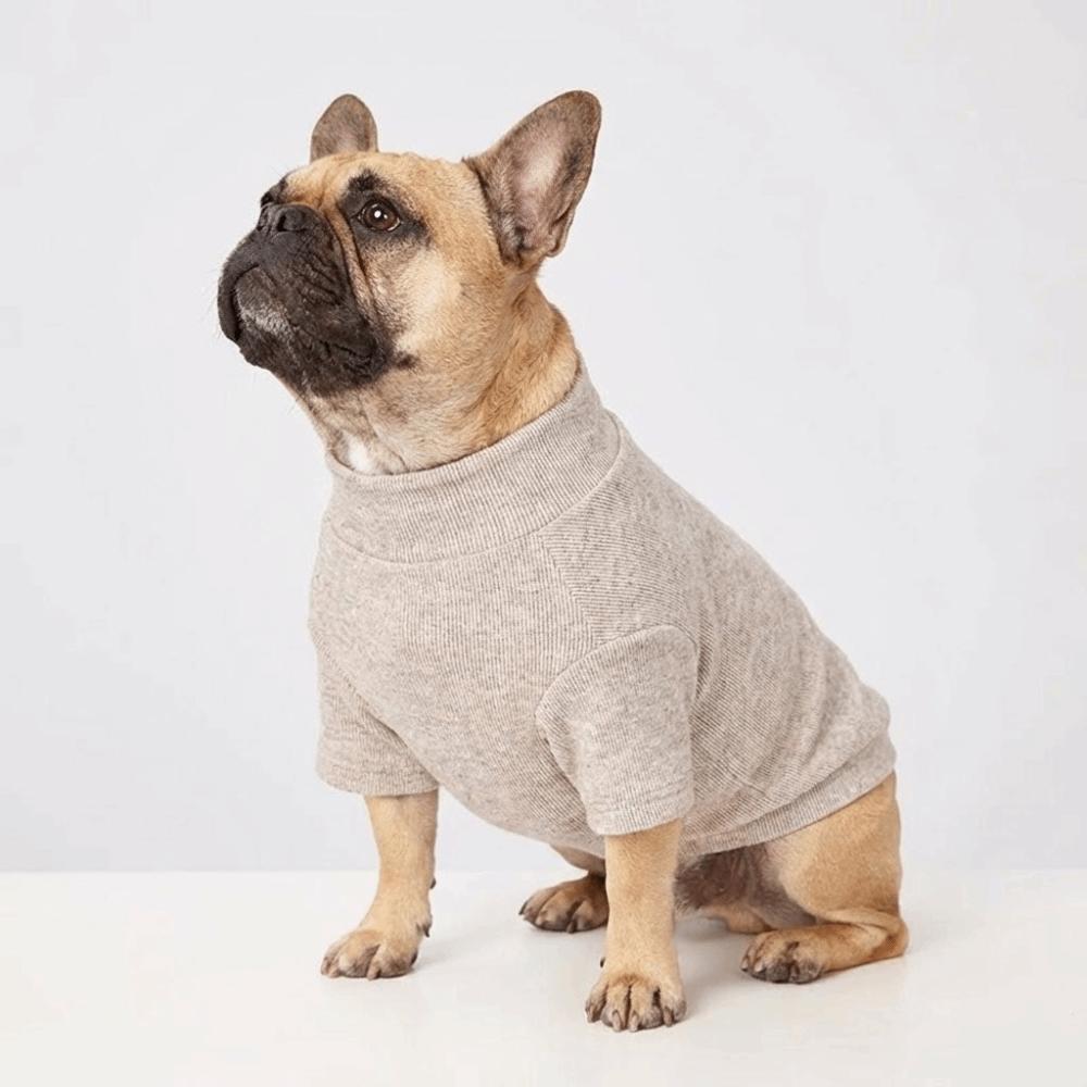 Handsome Keep Warm Winter Dogs Sweater Solid Color Dachshund Dogs Dogs Undershirt Comfortable Texture Puppy Clothes Cat