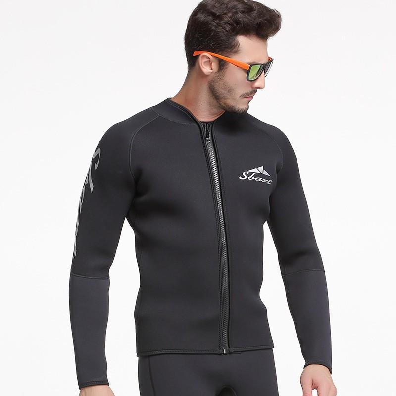 Mens 3mm Thickened Shorty Wetsuit Snorkeling Surfing Winter Swimming Thermal Rash Guard Top Pants Set