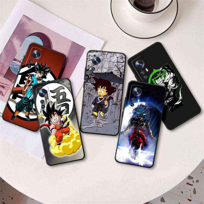 Dragon G-Gokus Handyhülle für Xiaomi Mi A2 Lite 10S 9T 10T 11T 9 SE Note 10 Pro 12X 11 Lite 10 5G 12 Silikon Schwarz Weiche Hülle
